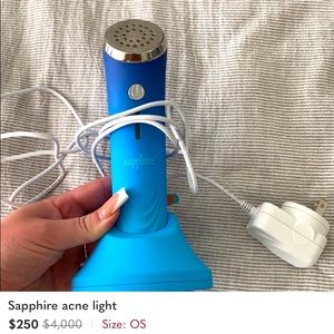 Sapphire blue light for clear skin acne and all